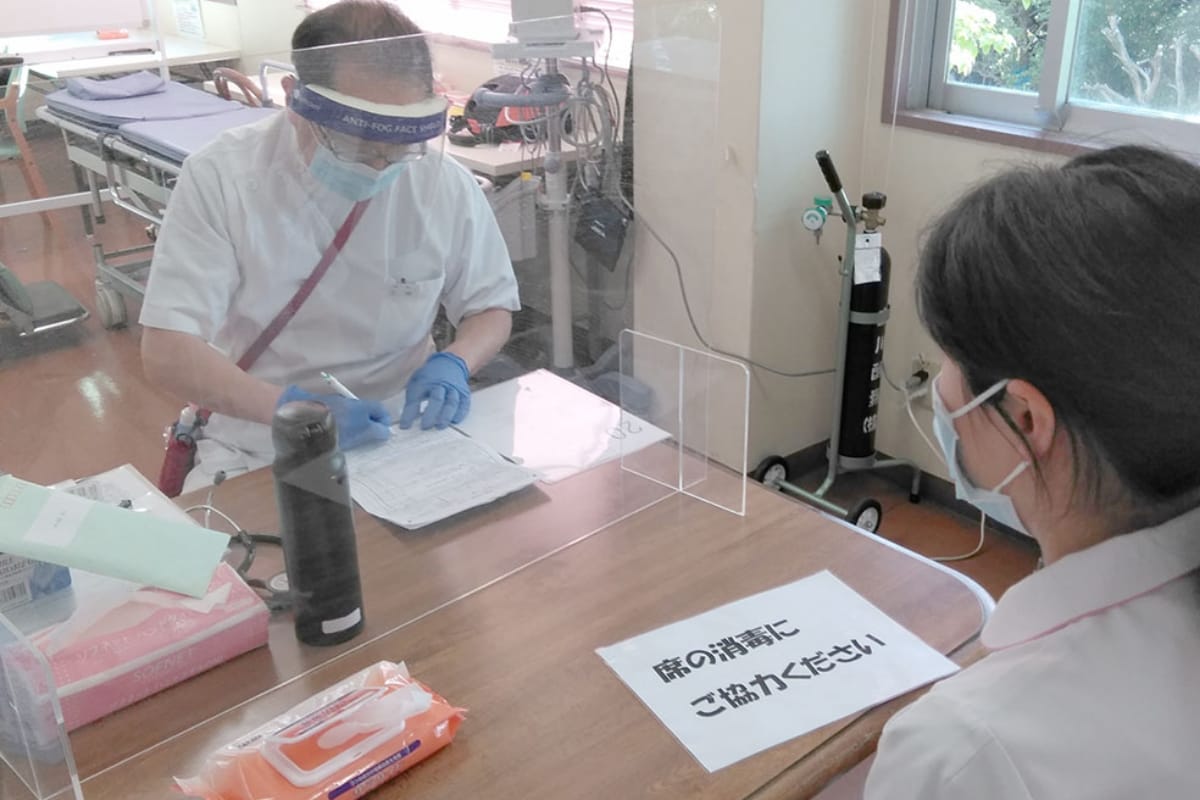 第１回新型コロナワクチン予防接種　医師の問診