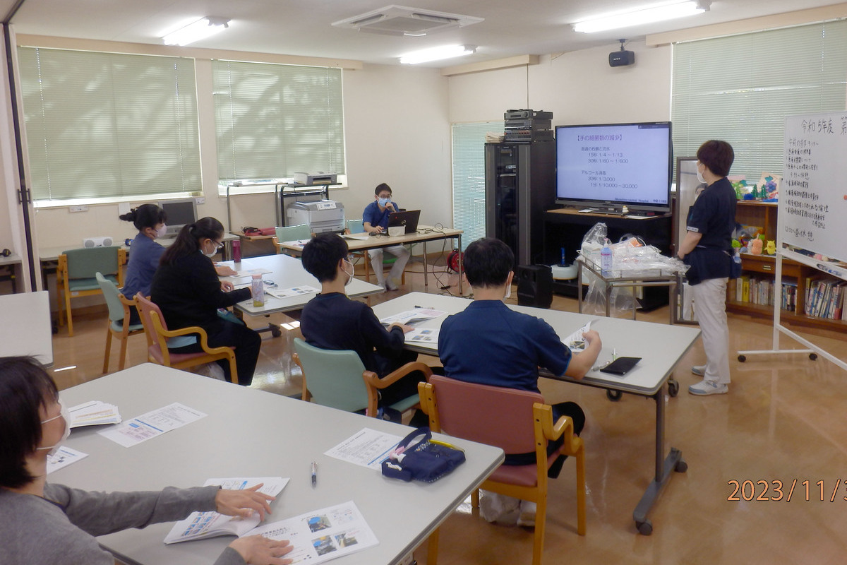 看護補助者研修看護補助者研修のようす2